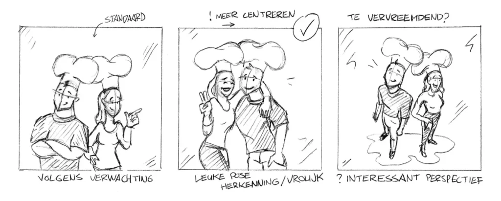 Het proces van schets naar digitale illustratie
