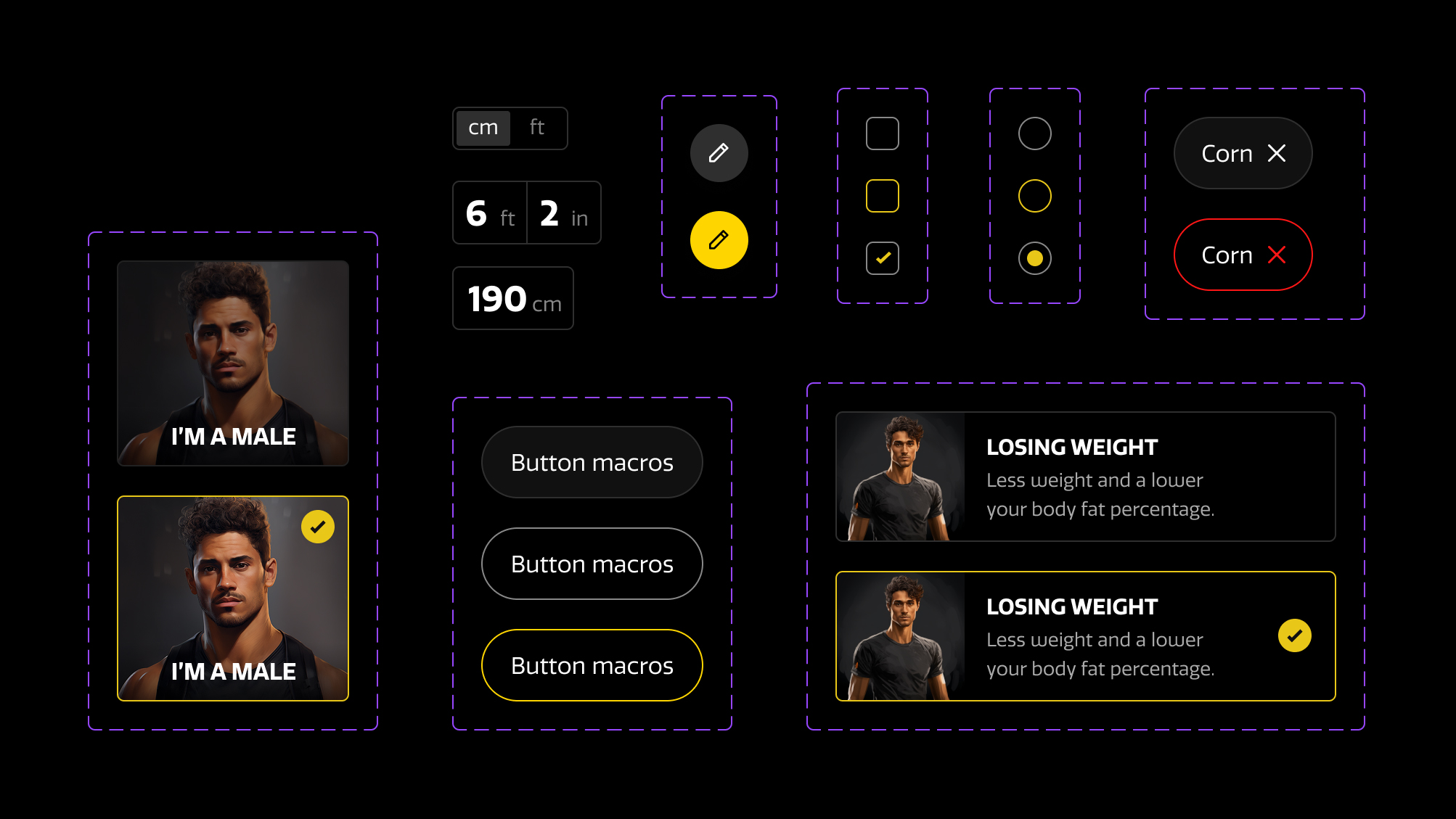 Figma design componenten
